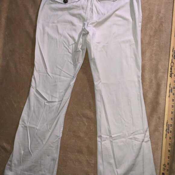 Tommy‎ Hilfiger Women Sz 6 Khakis Flair Bottom Y2K Pocket Dress Pants (P) - Picture 7 of 8